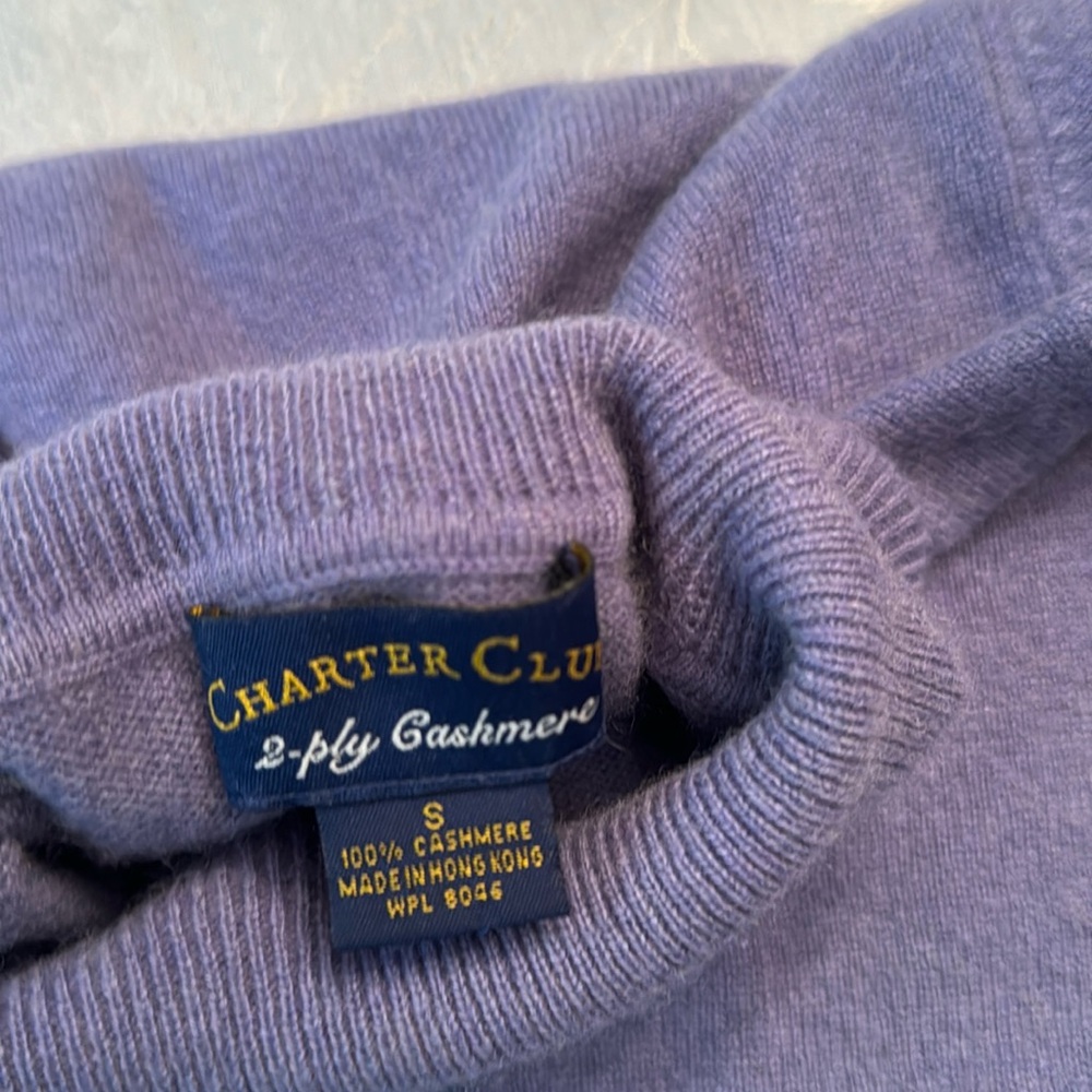 Charter club Cashmere turtleneck sweater